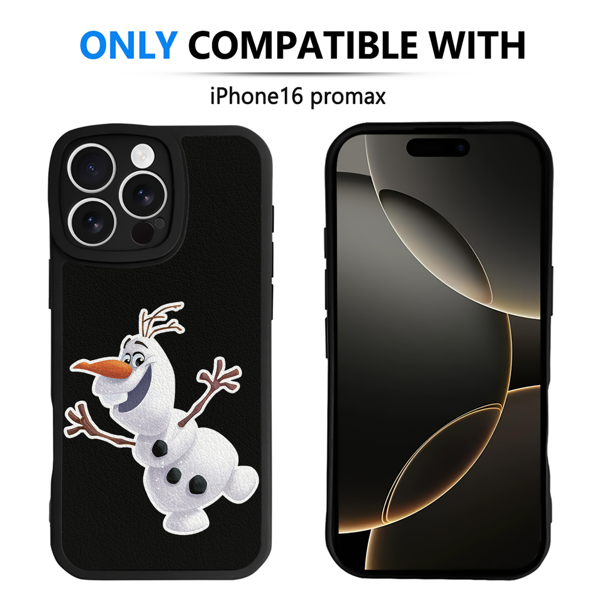 （画像用） アナと雪の女王 アンナ エルサ Frozen Anna Elsa 【iPhone 16シリーズ対応】シリコンスマホケース（レザー調） 材質：シリコン